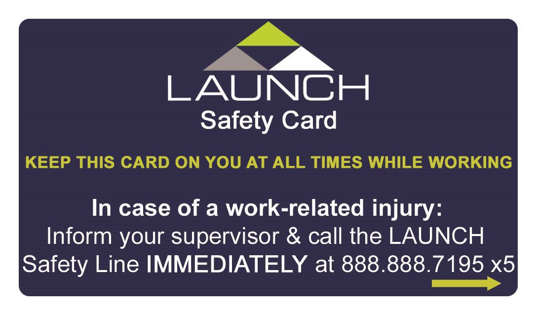 LAUNCH Safety Card